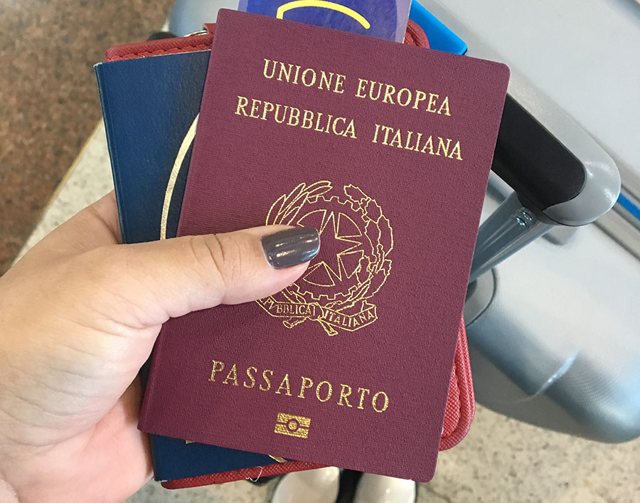 viajar para os eua com passaporte italiano