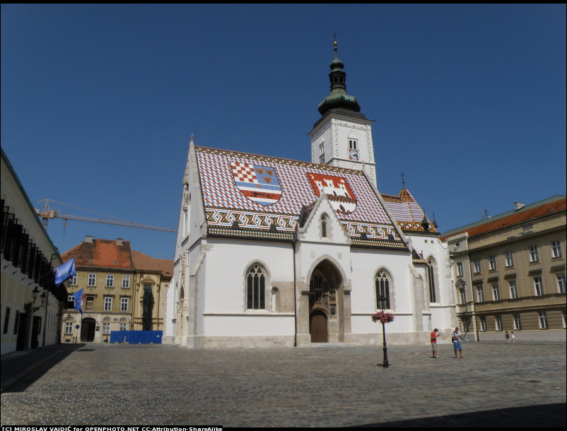 Igreja St Marks em Zagreb © Miroslav Vajdić