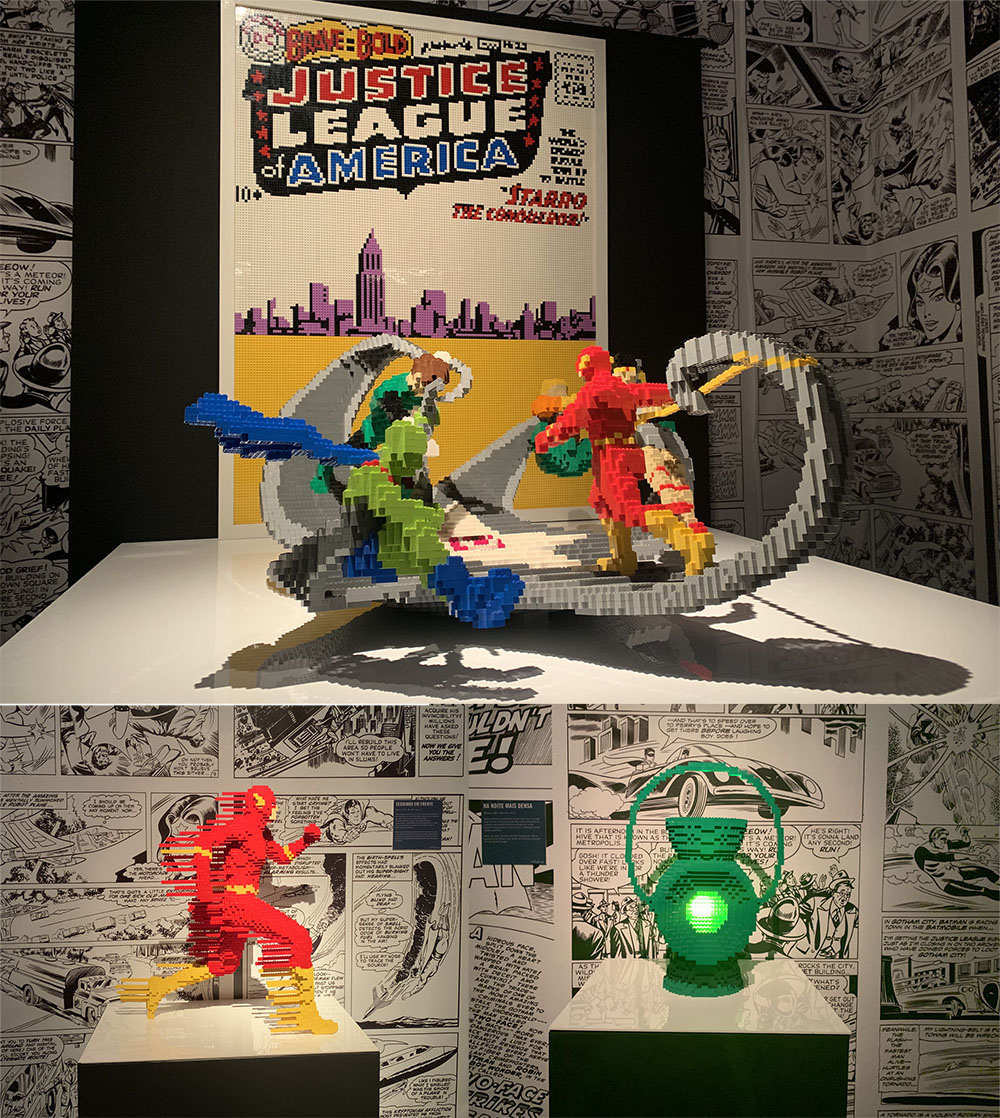 The Art of the Brick DC Super Heroes A exposição de Lego da DC em São Paulo Trippolis