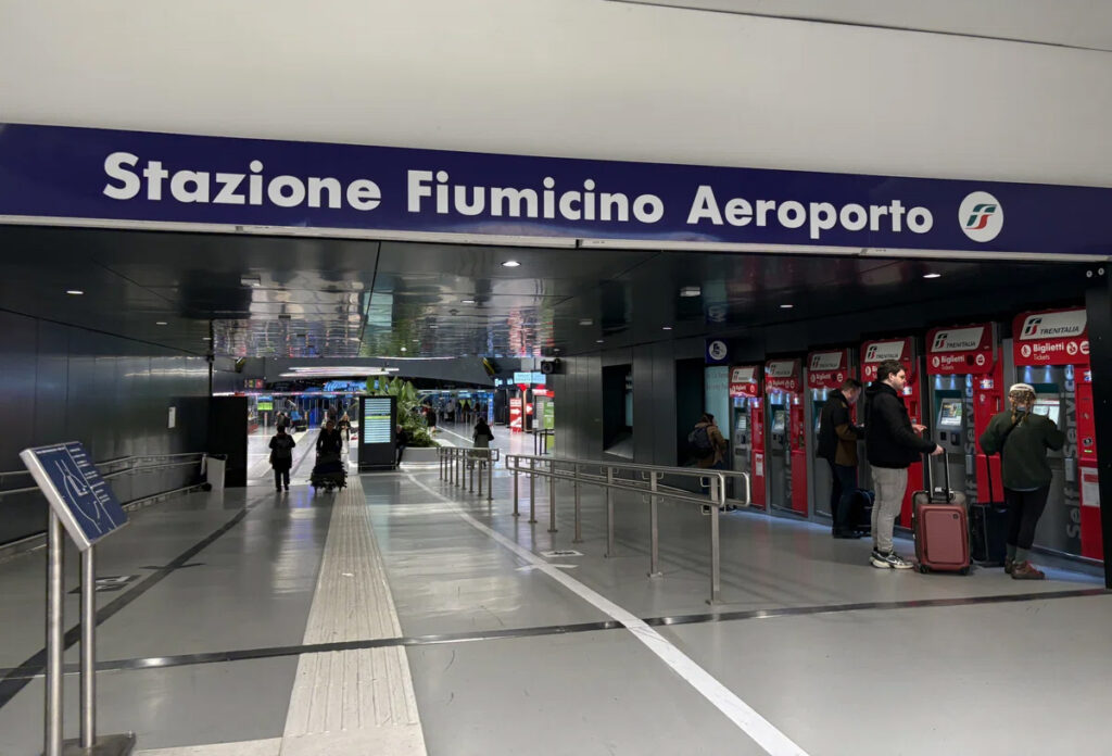 como sair do aeroporto de roma para o centro